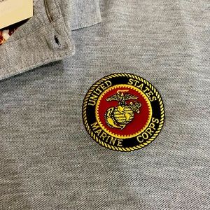 Devon & Jones Polo USMC Marines Large p3